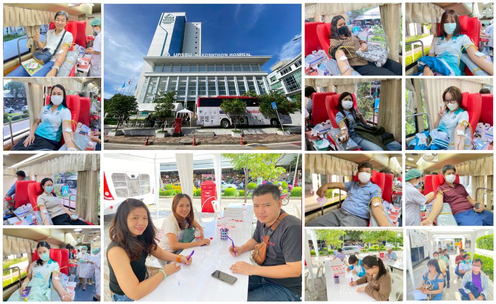 บริจาคโลหิตในโครงการ “จิตอาสา บริจาคโลหิตด้วยหัวใจ 1 คนให้ 3 คนรับ” ครั้งที่ 4 ประจำปี 2568